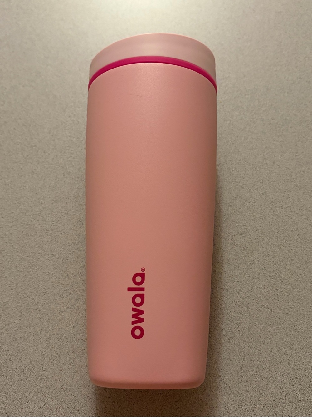 Owala Pink pucker up Travel Tumbler